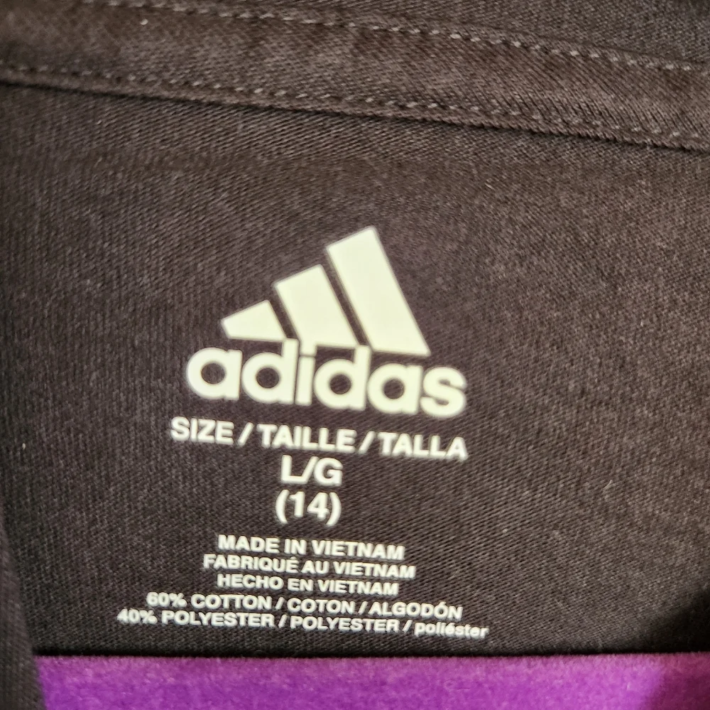 Adidas Girls Graphic Hoodie Top Large NWT